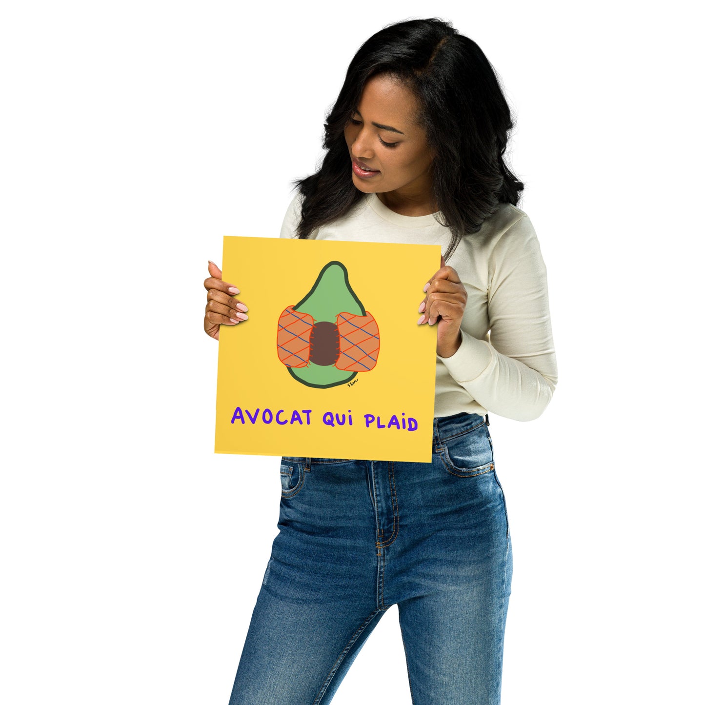 Poster "avocat qui plaid" 2