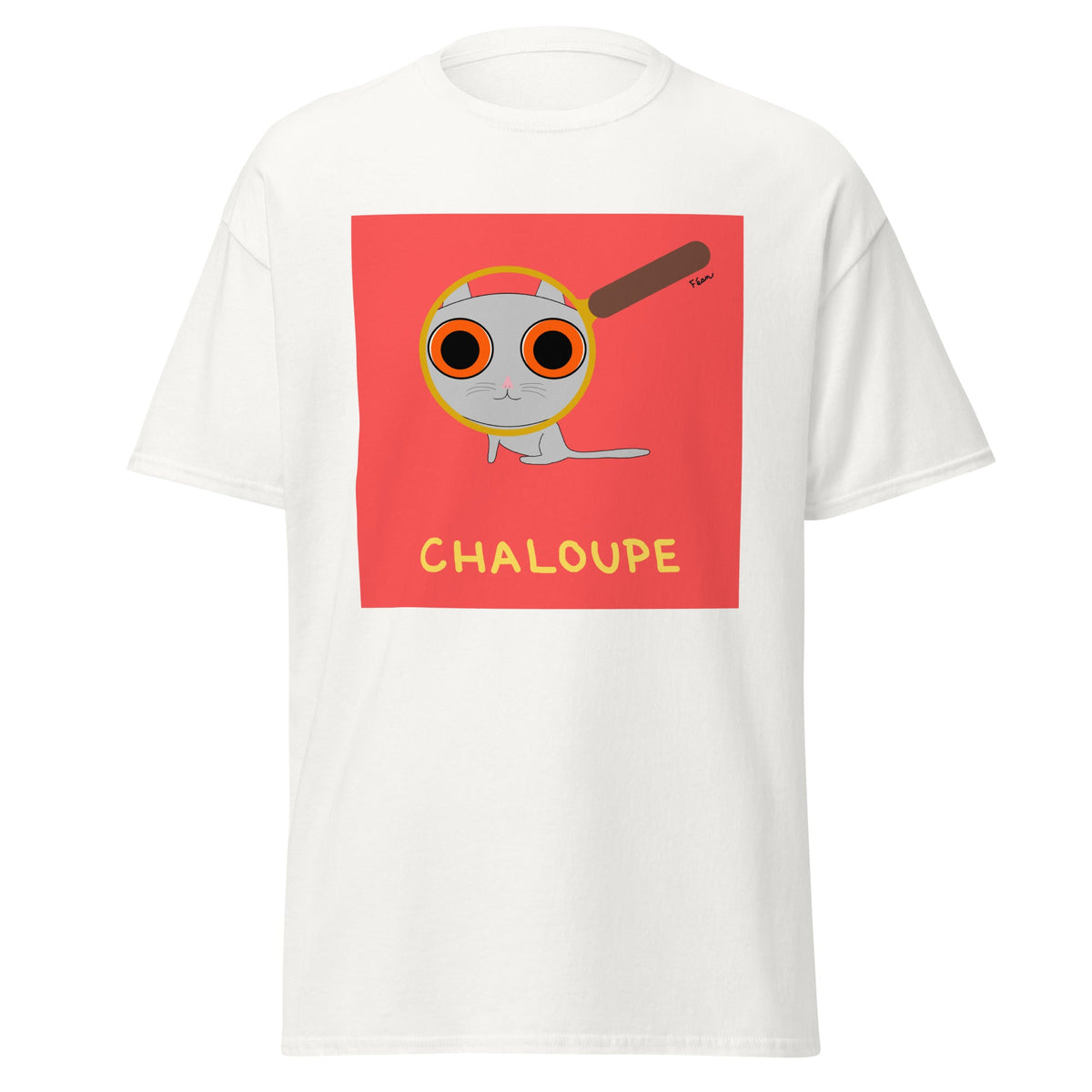 Elémentaire, mon chat Watson !

A mi-chemin entre la Panthère rose et Détective Pikachu, ce t-shirt Chaloupe réconciliera tous les ailurophiles (oui, ce mot existe) et les fans de loupe, on sait pourtant qu'il y a souvent de l'eau dans le gaz entre les deux, c'est bien connu.

En plus, on peut choisir sa couleur.