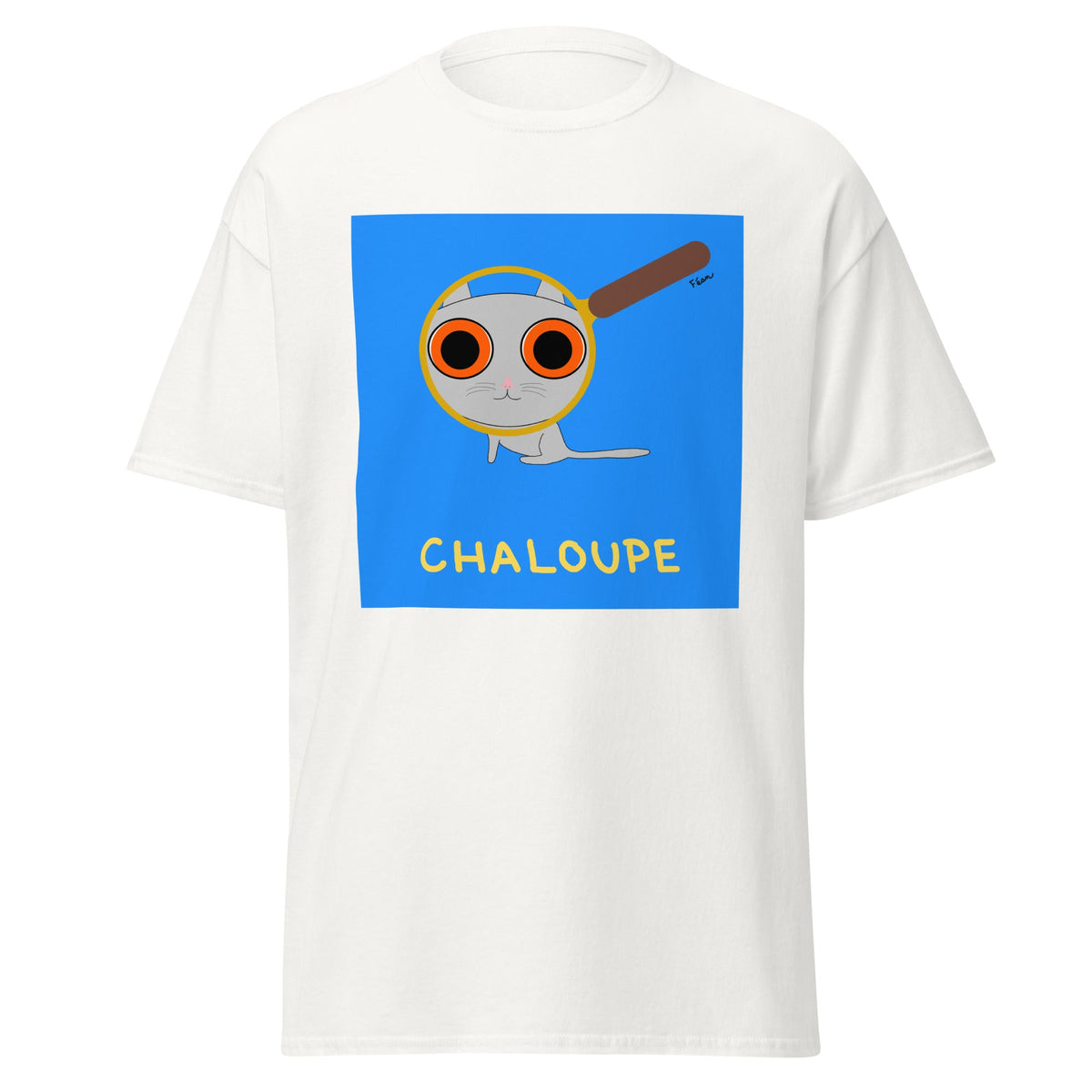 Elémentaire, mon chat Watson !

A mi-chemin entre la Panthère rose et Détective Pikachu, ce t-shirt Chaloupe réconciliera tous les ailurophiles (oui, ce mot existe) et les fans de loupe, on sait pourtant qu'il y a souvent de l'eau dans le gaz entre les deux, c'est bien connu.

En plus, on peut choisir sa couleur.