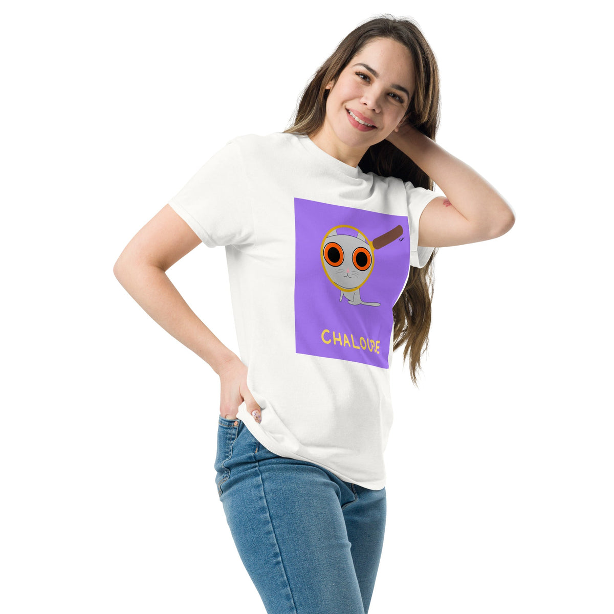 Elémentaire, mon chat Watson !

A mi-chemin entre la Panthère rose et Détective Pikachu, ce t-shirt Chaloupe réconciliera tous les ailurophiles (oui, ce mot existe) et les fans de loupe, on sait pourtant qu'il y a souvent de l'eau dans le gaz entre les deux, c'est bien connu.

En plus, on peut choisir sa couleur.