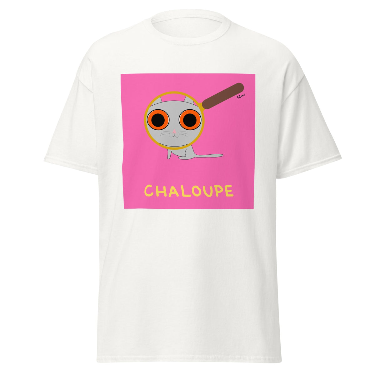 Elémentaire, mon chat Watson !

A mi-chemin entre la Panthère rose et Détective Pikachu, ce t-shirt Chaloupe réconciliera tous les ailurophiles (oui, ce mot existe) et les fans de loupe, on sait pourtant qu'il y a souvent de l'eau dans le gaz entre les deux, c'est bien connu.

En plus, on peut choisir sa couleur.
