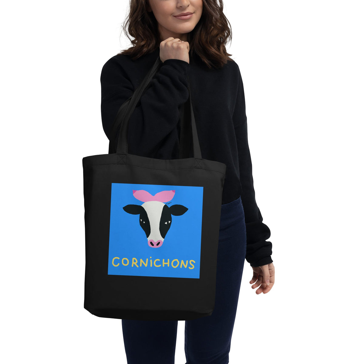 Tu veux mettre de la joie et des paillettes dans ton quotidien ?

Change ton Tote bag moche et décrépi par ce magnifique Tote bag cornichons, qui te promettra longévité (la sienne, pas la tienne, faut pas exagérer) et bonheur - et peut-être même de nouvelles rencontres avec des gens fun qui t'aborderont parce qu'ils trouvent ton sac trop stylé.

Et pour te donner bonne conscience de casser ton PEL, il est fait à 100% en coton bio bien épais et a un fond profond.