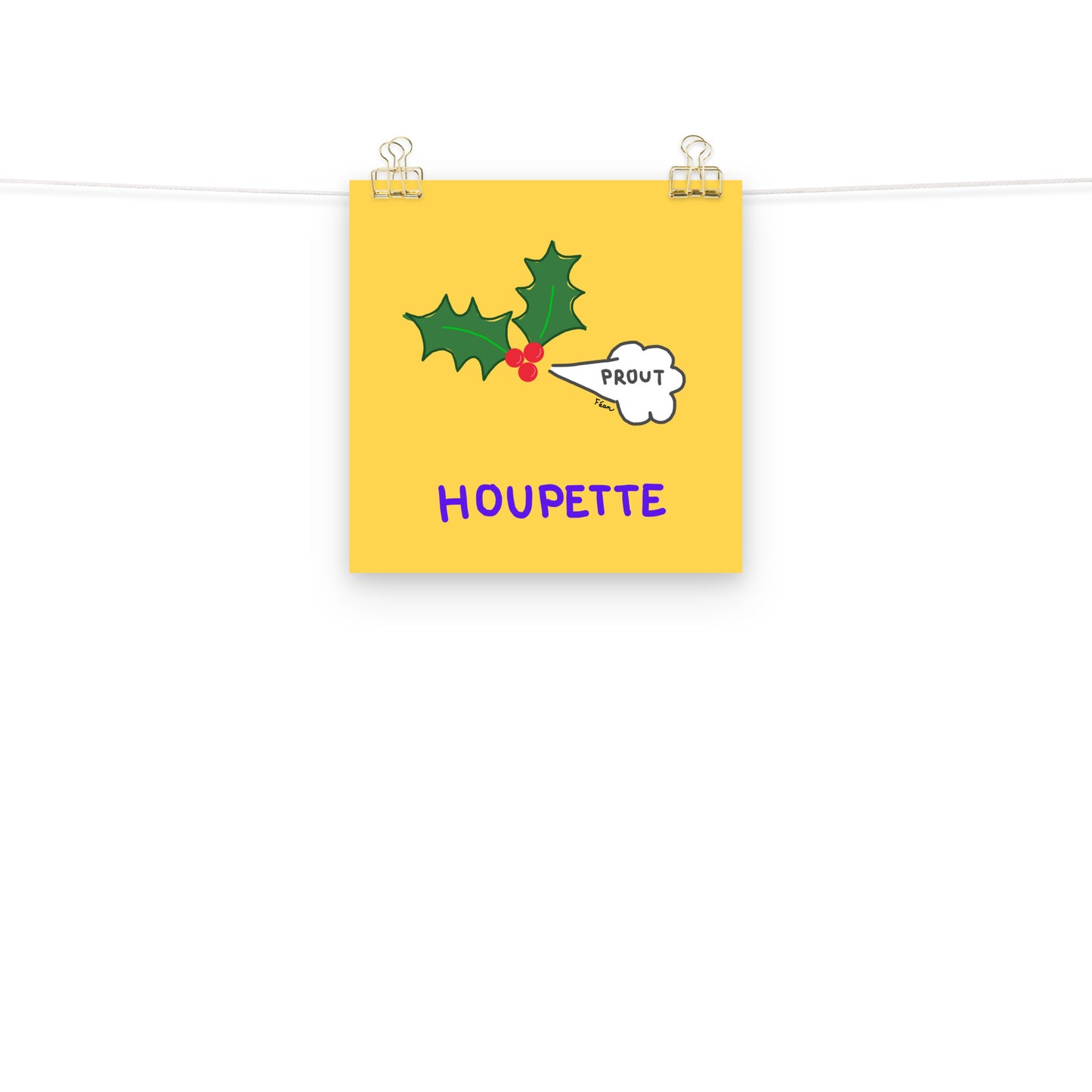 Poster "houpette" 2