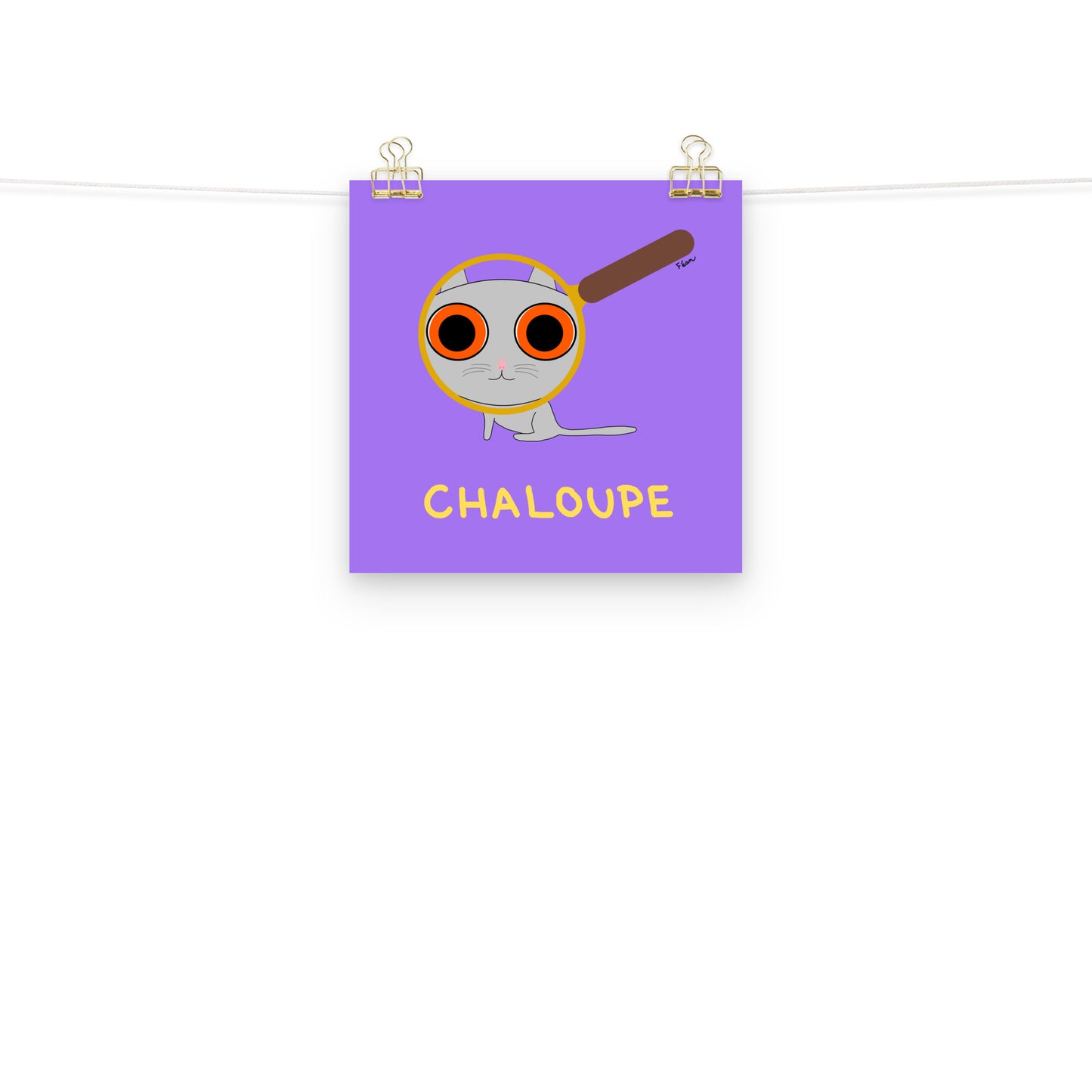 Poster "chaloupe"