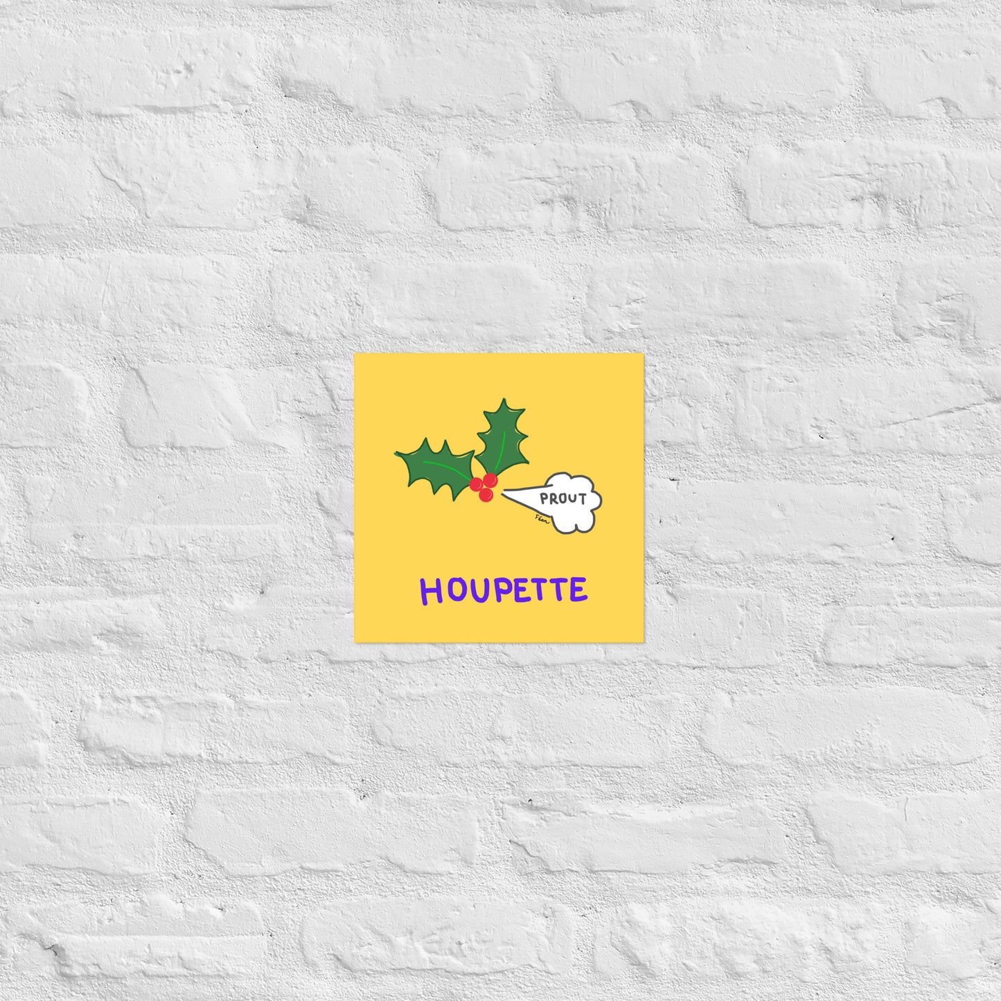 Poster "houpette" 2