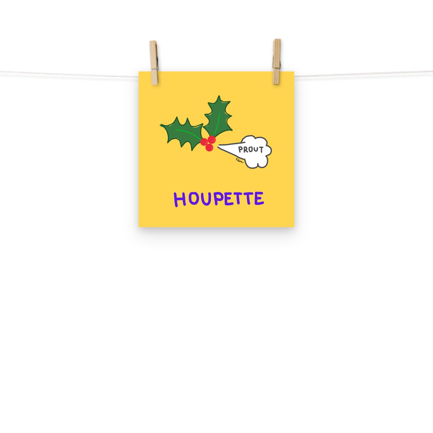 Poster "houpette" 2