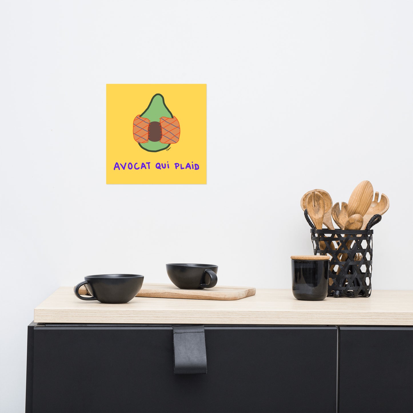 Poster "avocat qui plaid" 2