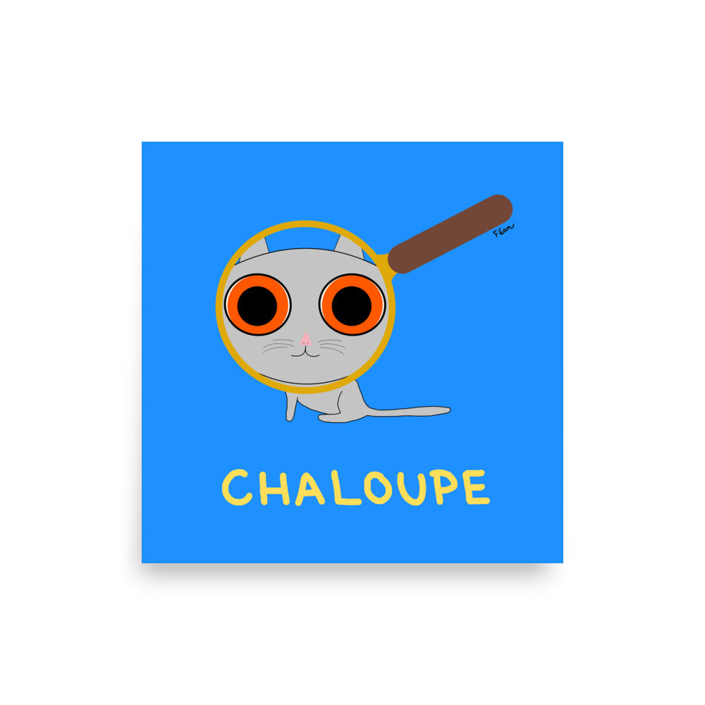 Poster "chaloupe"