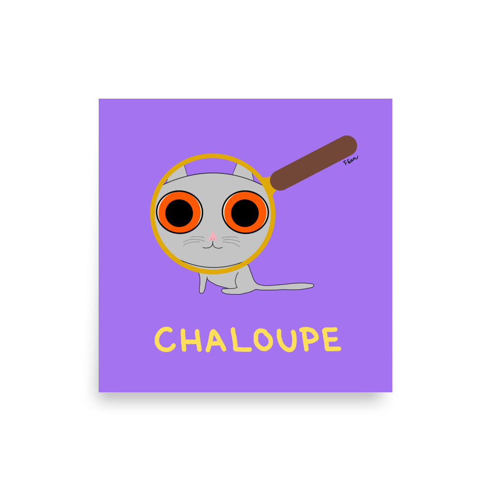 Poster "chaloupe"