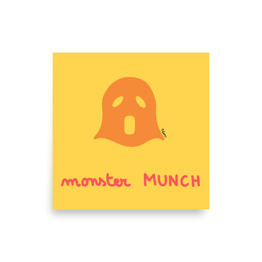 Poster "monster Munch"