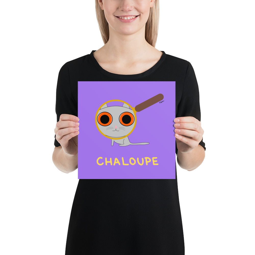 Poster "chaloupe"
