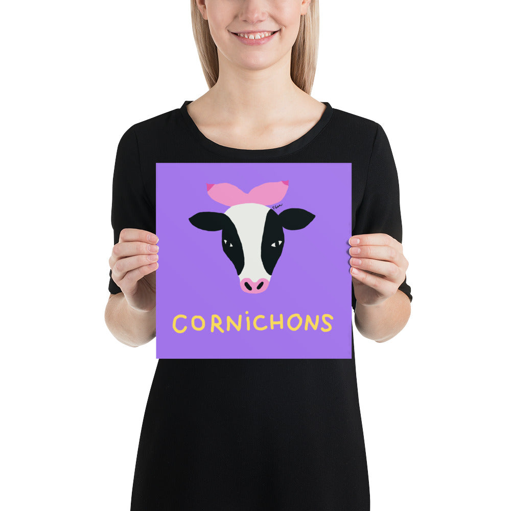 Poster "cornichons"