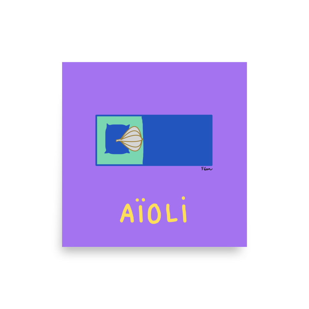 Poster "aïoli"