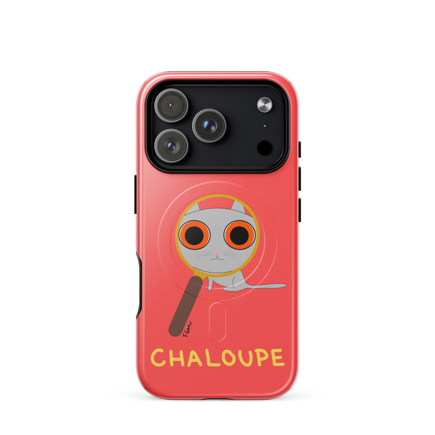 Coque solide pour iPhone® avec MagSafe® "chaloupe" finition glossy