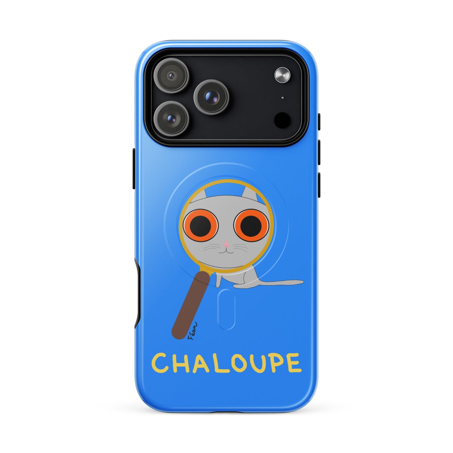 Coque solide pour iPhone® avec MagSafe® "chaloupe" finition glossy