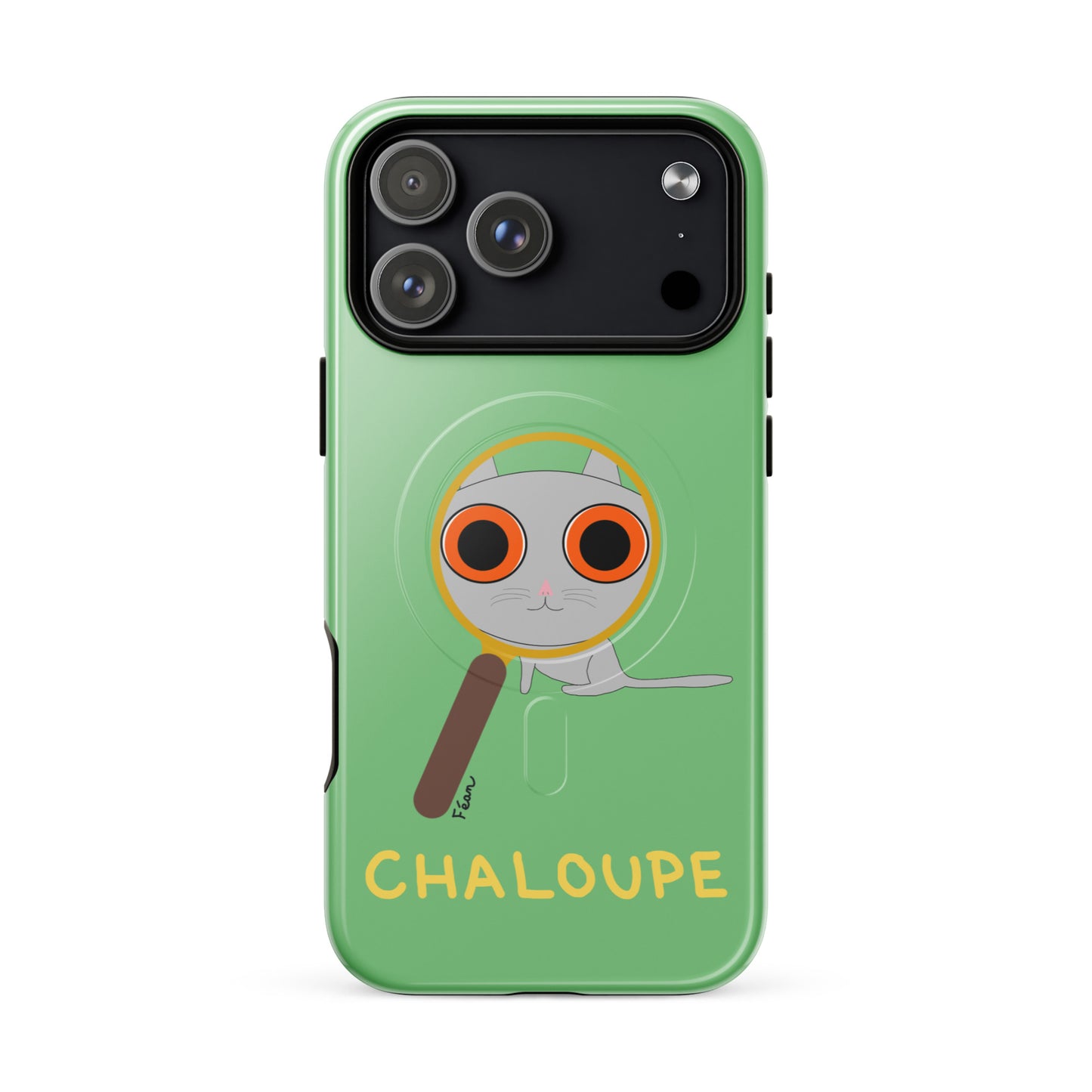 Coque solide pour iPhone® avec MagSafe® "chaloupe" finition glossy