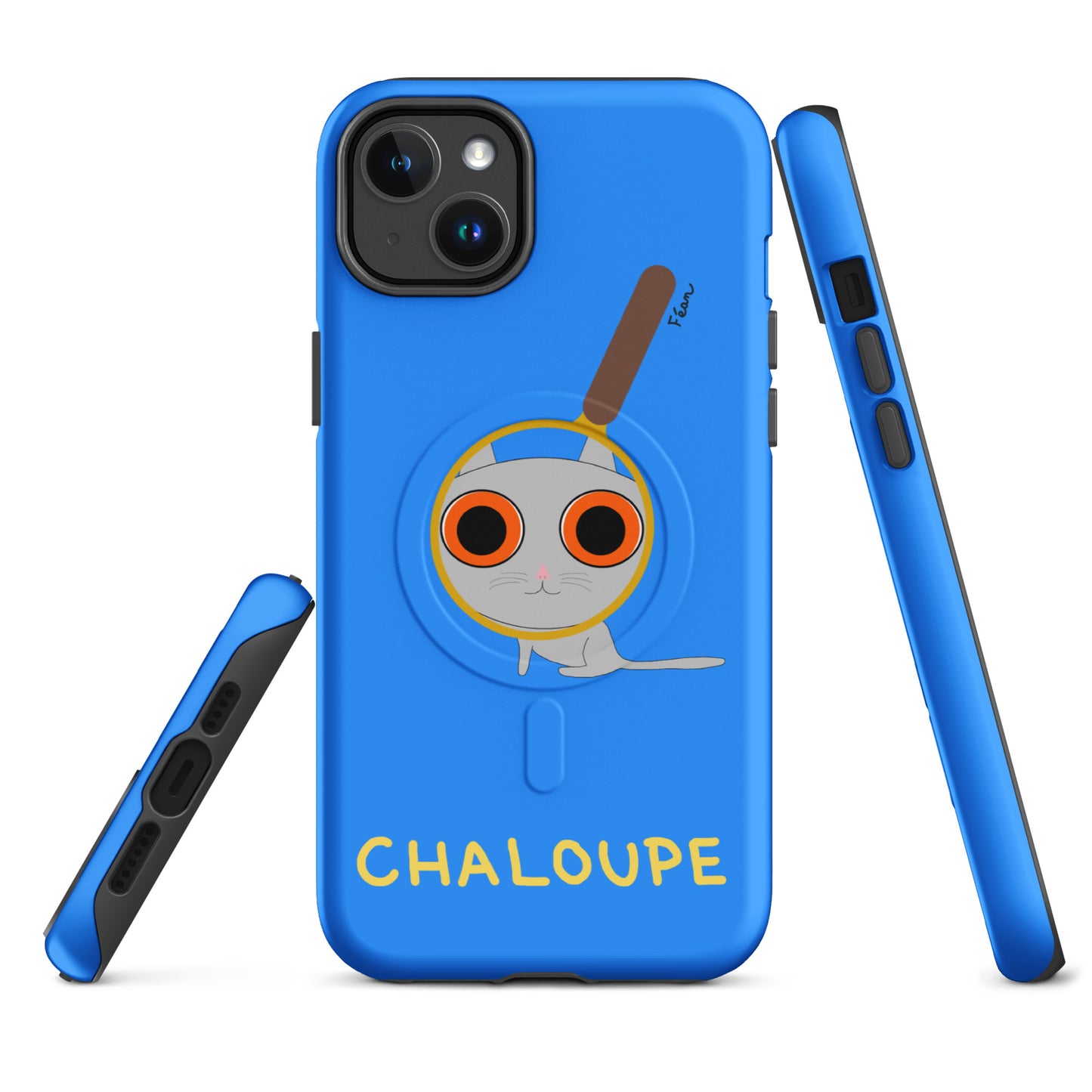 Coque solide pour iPhone® avec MagSafe® "chaloupe" finition mate