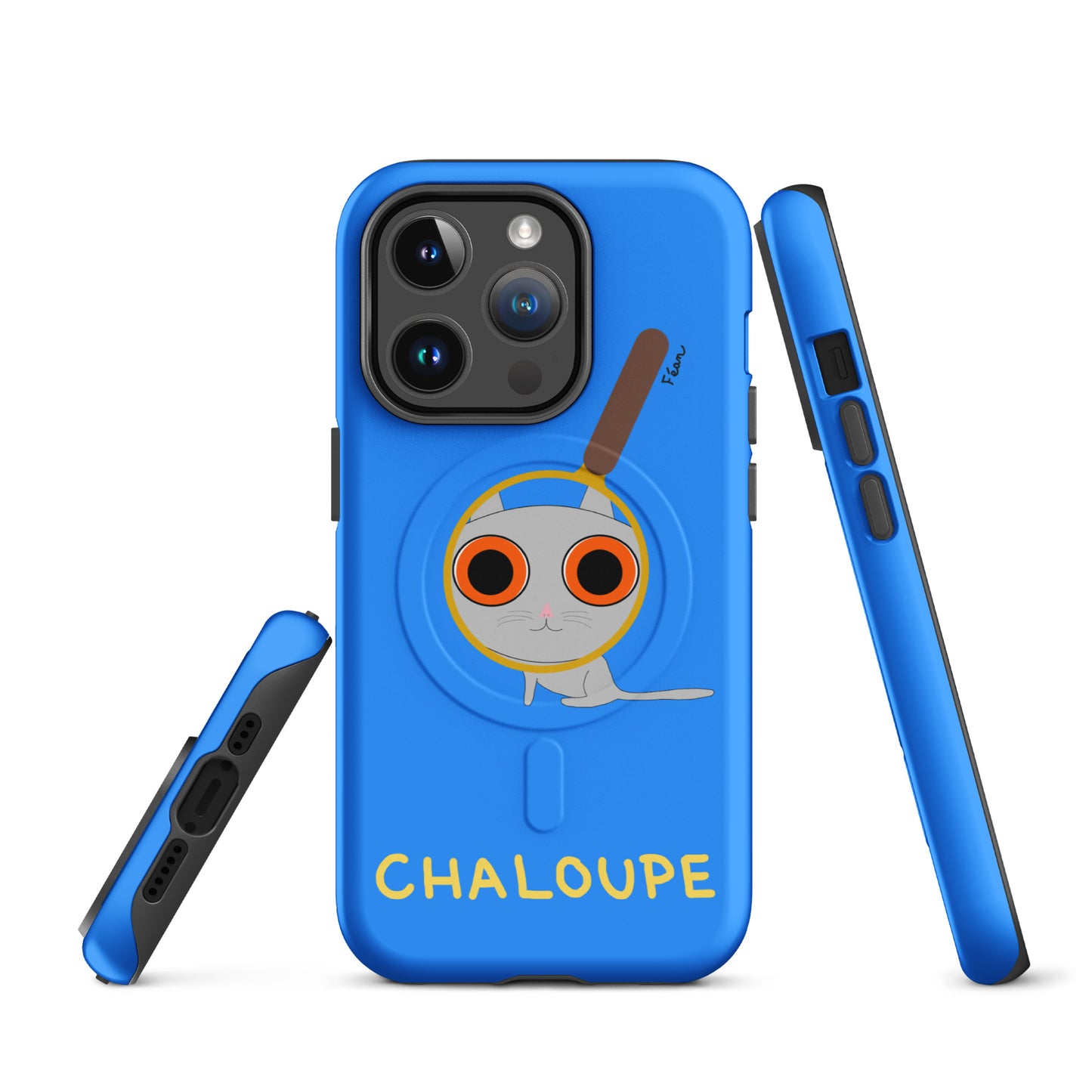 Coque solide pour iPhone® avec MagSafe® "chaloupe" finition mate