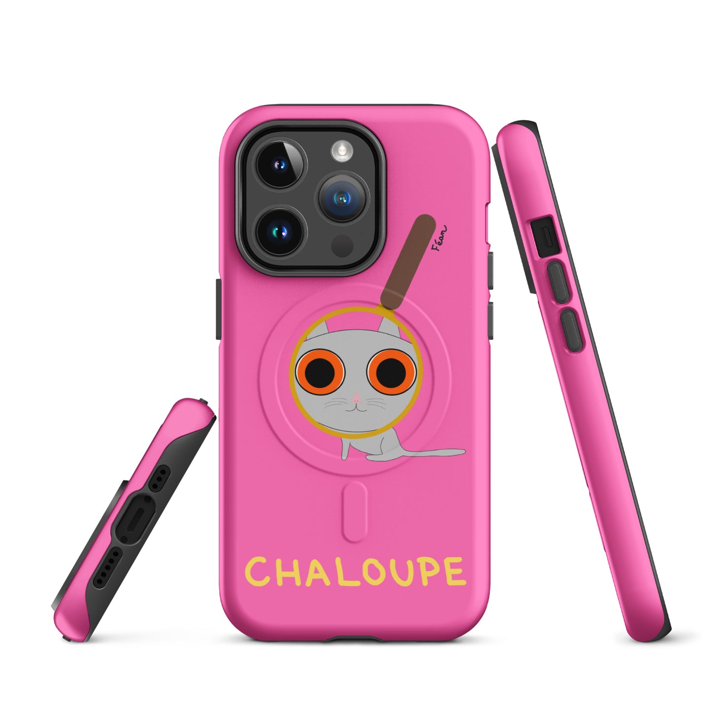 Coque solide pour iPhone® avec MagSafe® "chaloupe" finition mate