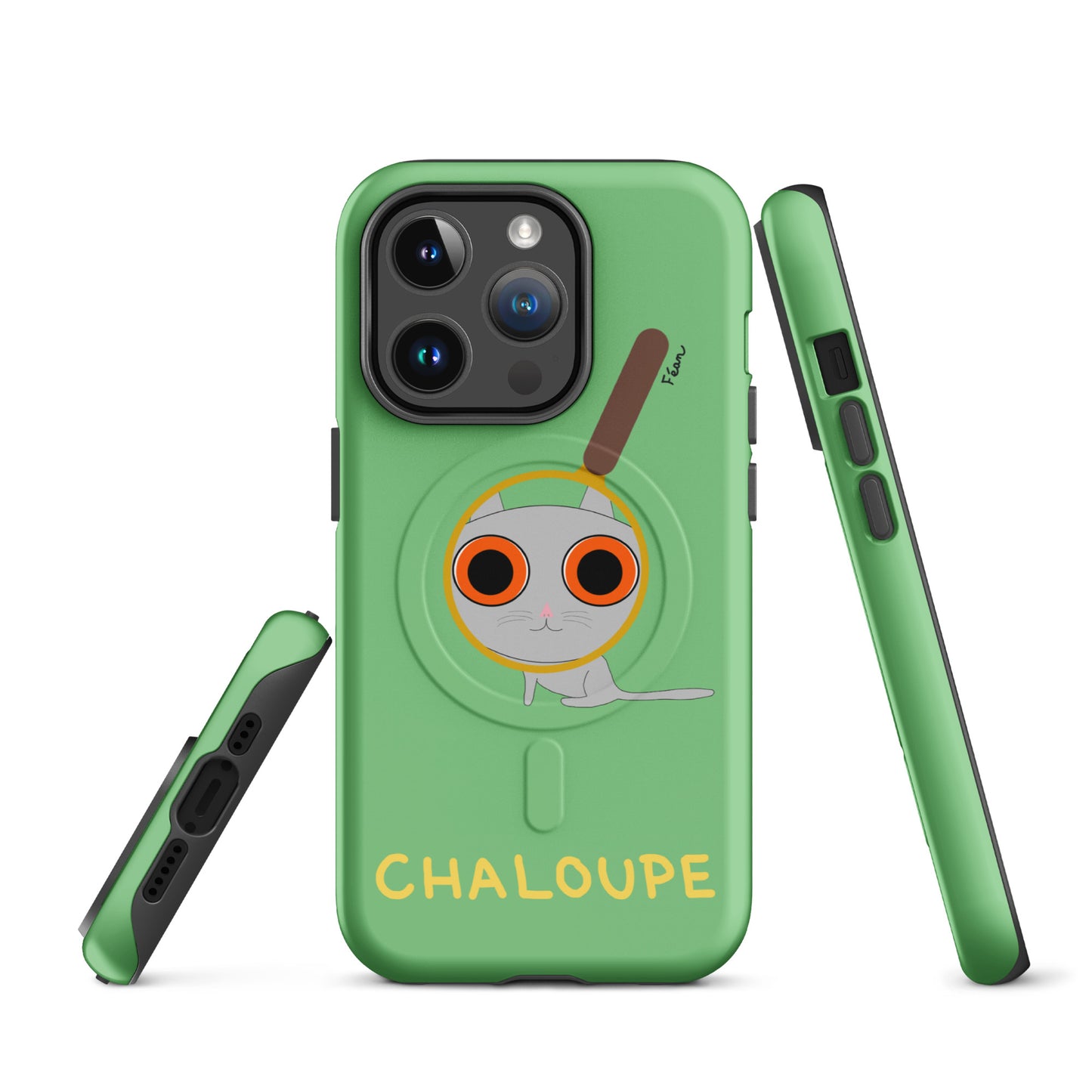 Coque solide pour iPhone® avec MagSafe® "chaloupe" finition mate