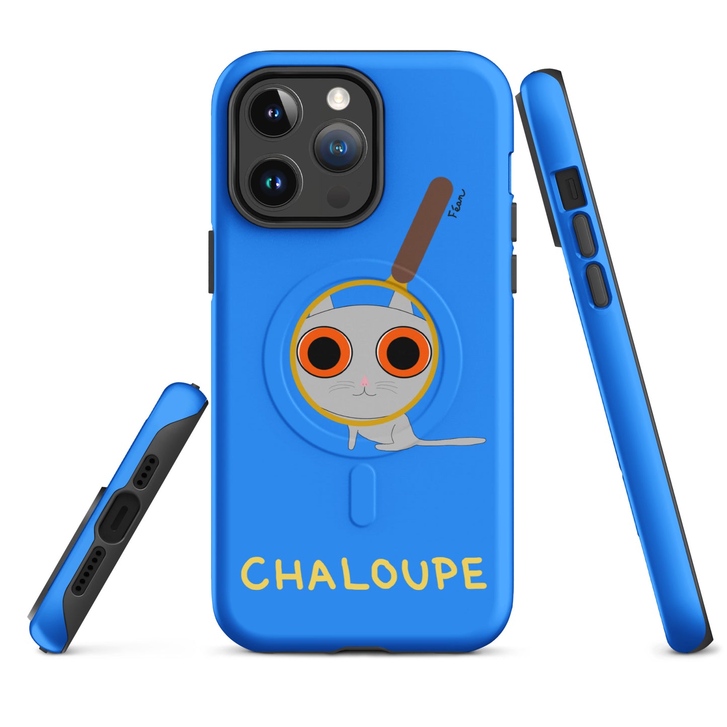 Coque solide pour iPhone® avec MagSafe® "chaloupe" finition mate