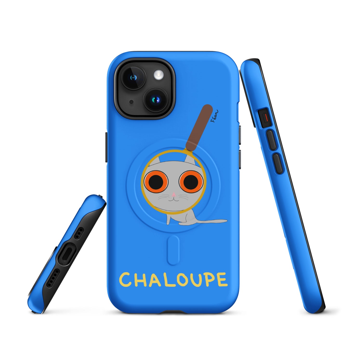 Coque solide pour iPhone® avec MagSafe® "chaloupe" finition mate
