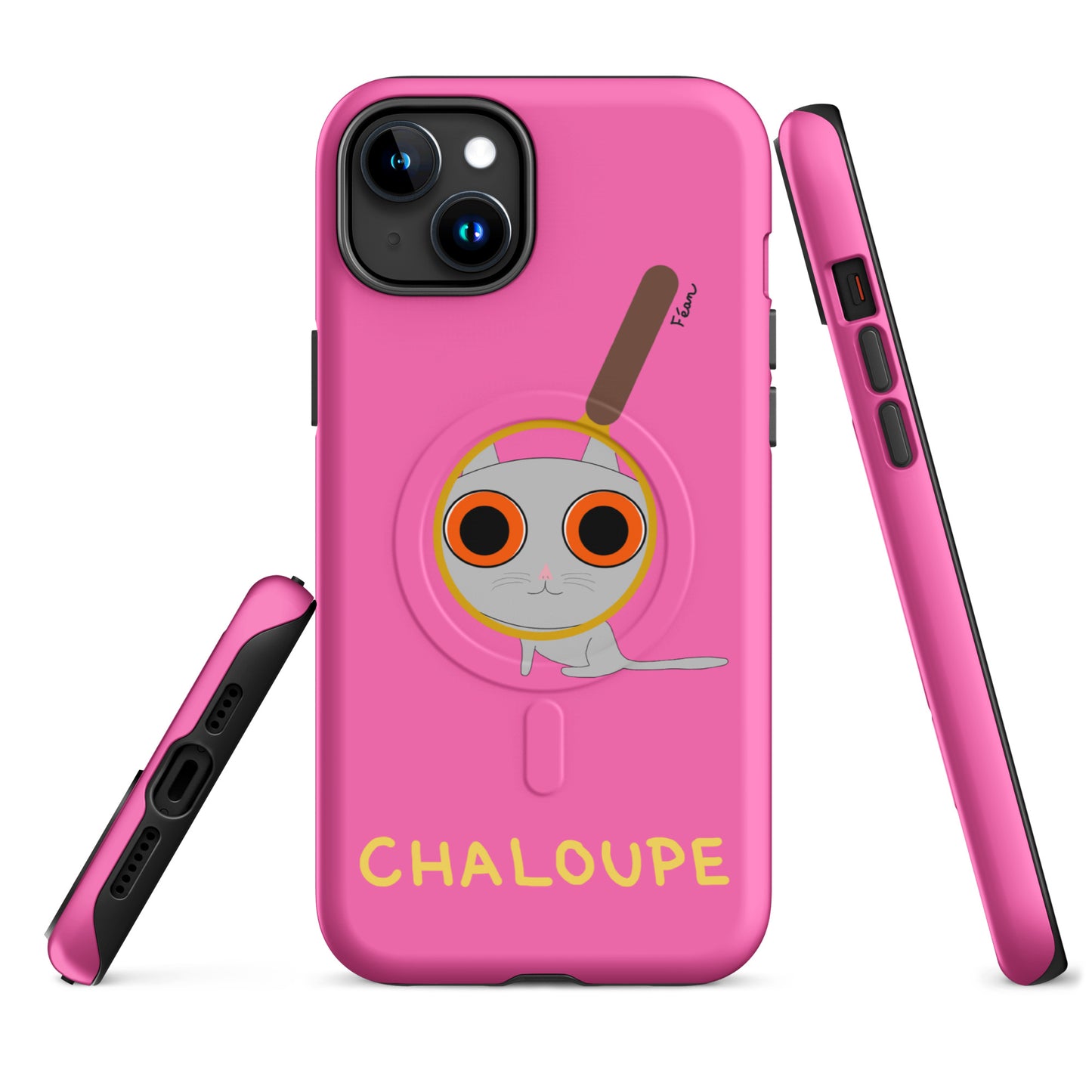 Coque solide pour iPhone® avec MagSafe® "chaloupe" finition mate
