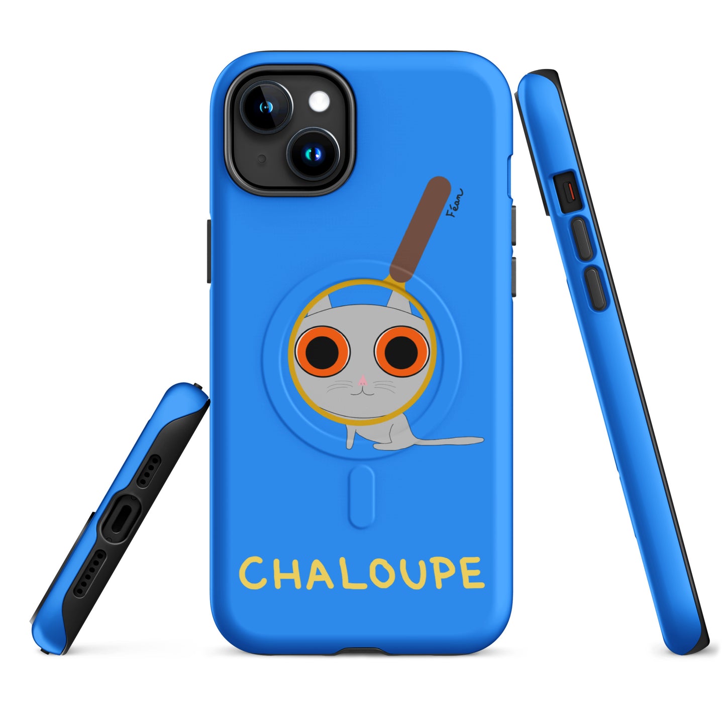 Coque solide pour iPhone® avec MagSafe® "chaloupe" finition mate