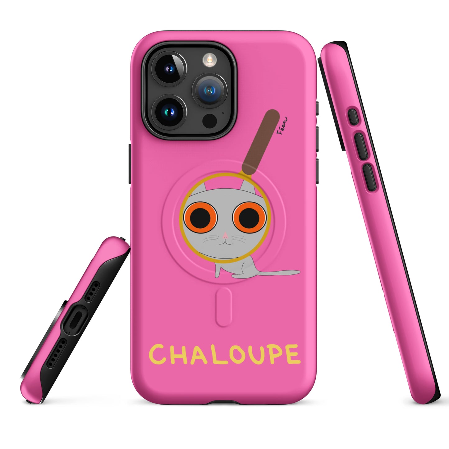 Coque solide pour iPhone® avec MagSafe® "chaloupe" finition mate
