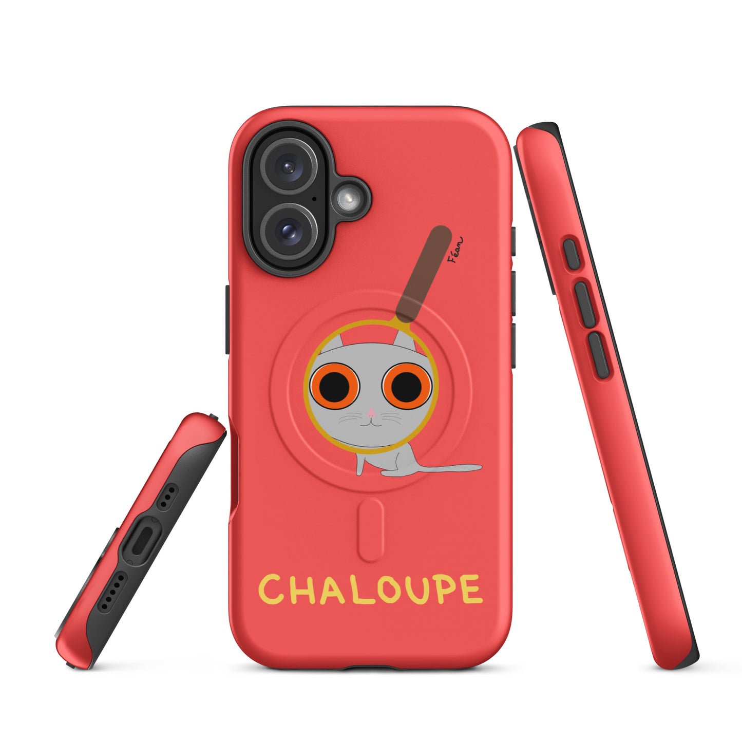 Coque solide pour iPhone® avec MagSafe® "chaloupe" finition mate