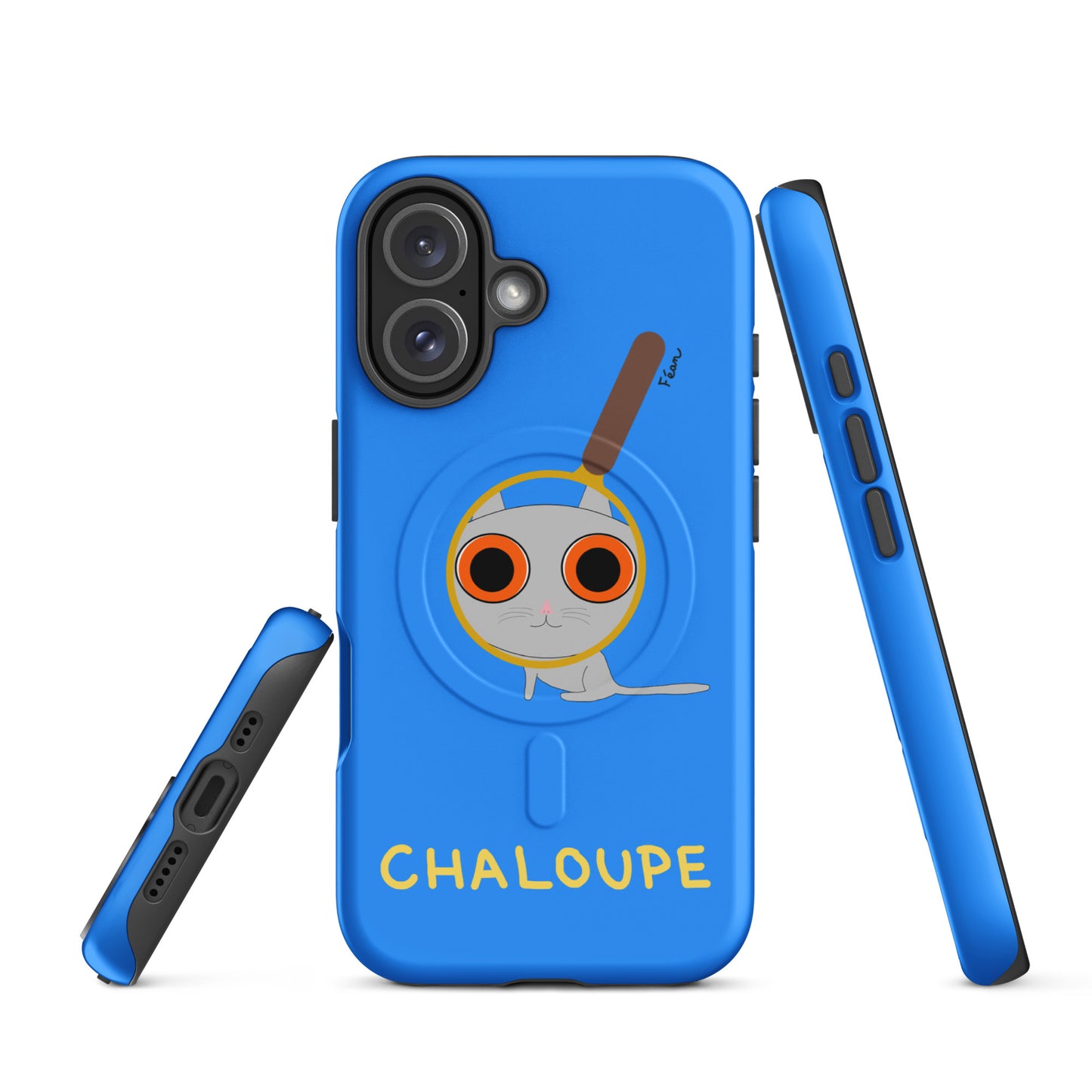 Coque solide pour iPhone® avec MagSafe® "chaloupe" finition mate