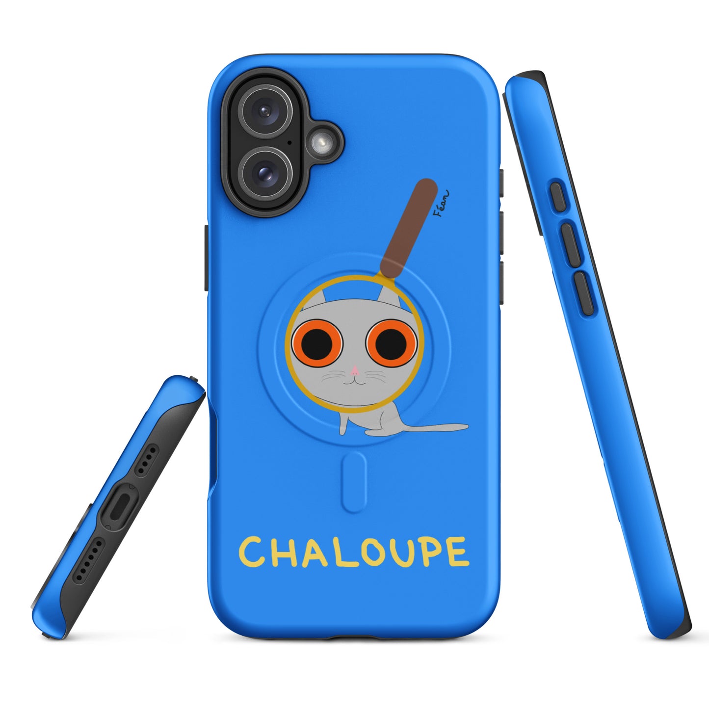 Coque solide pour iPhone® avec MagSafe® "chaloupe" finition mate
