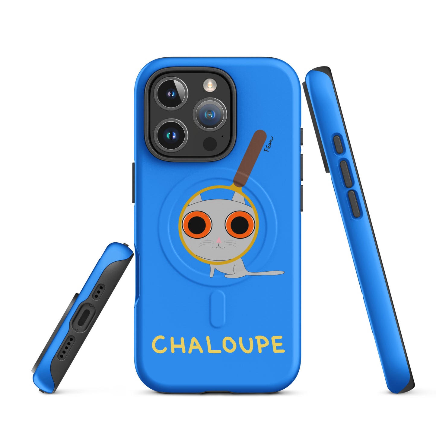 Coque solide pour iPhone® avec MagSafe® "chaloupe" finition mate