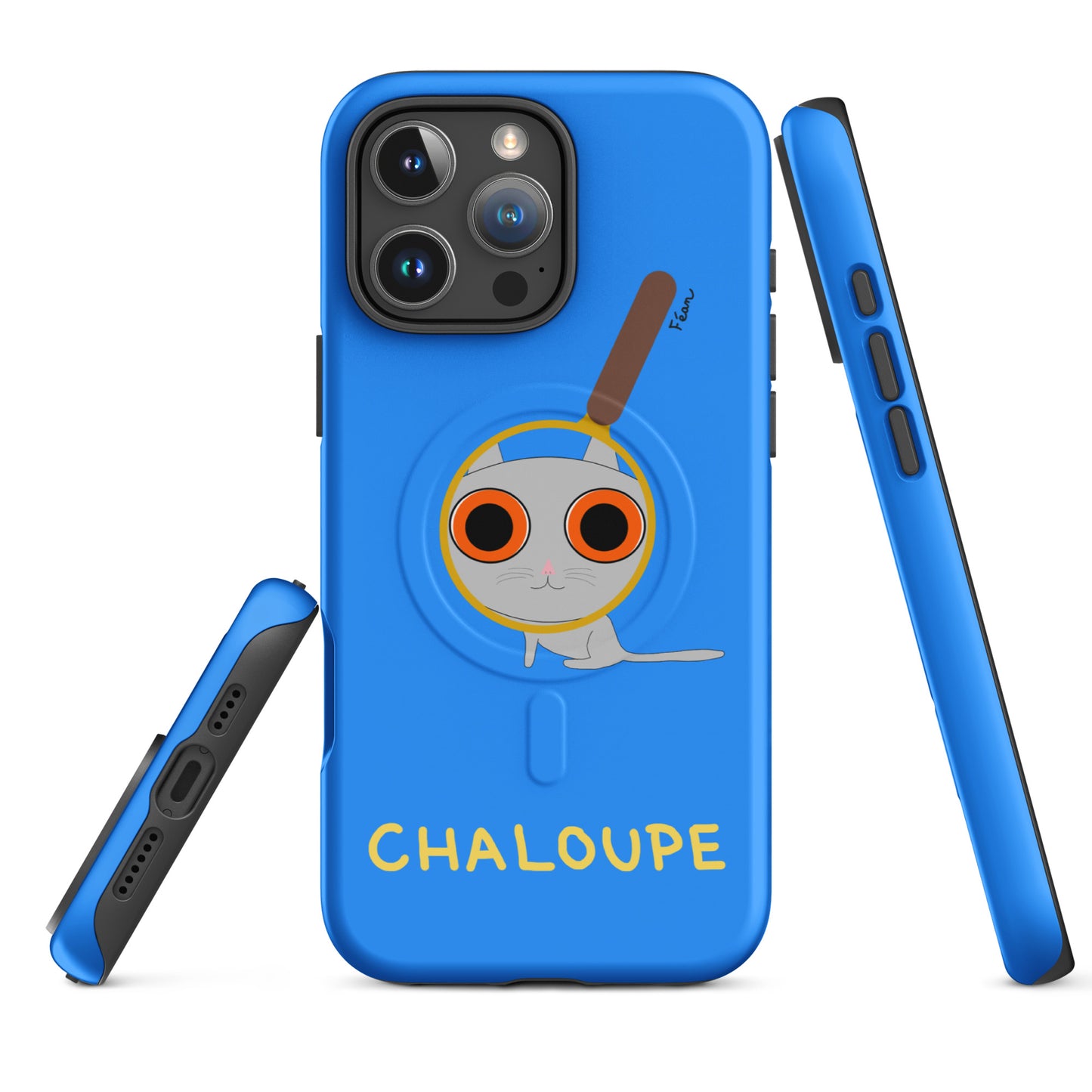 Coque solide pour iPhone® avec MagSafe® "chaloupe" finition mate