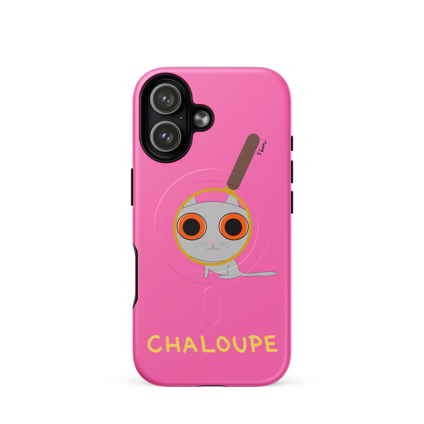 Coque solide pour iPhone® avec MagSafe® "chaloupe" finition mate