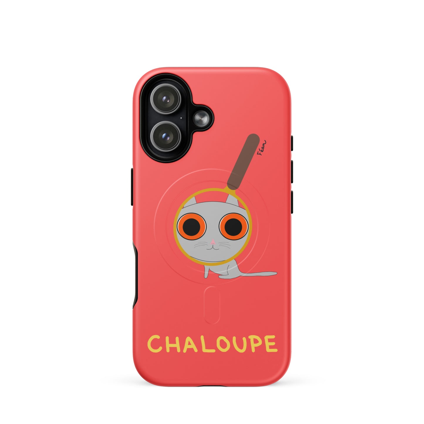 Coque solide pour iPhone® avec MagSafe® "chaloupe" finition mate