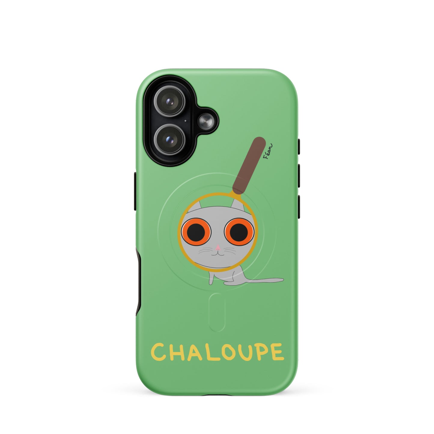 Coque solide pour iPhone® avec MagSafe® "chaloupe" finition mate