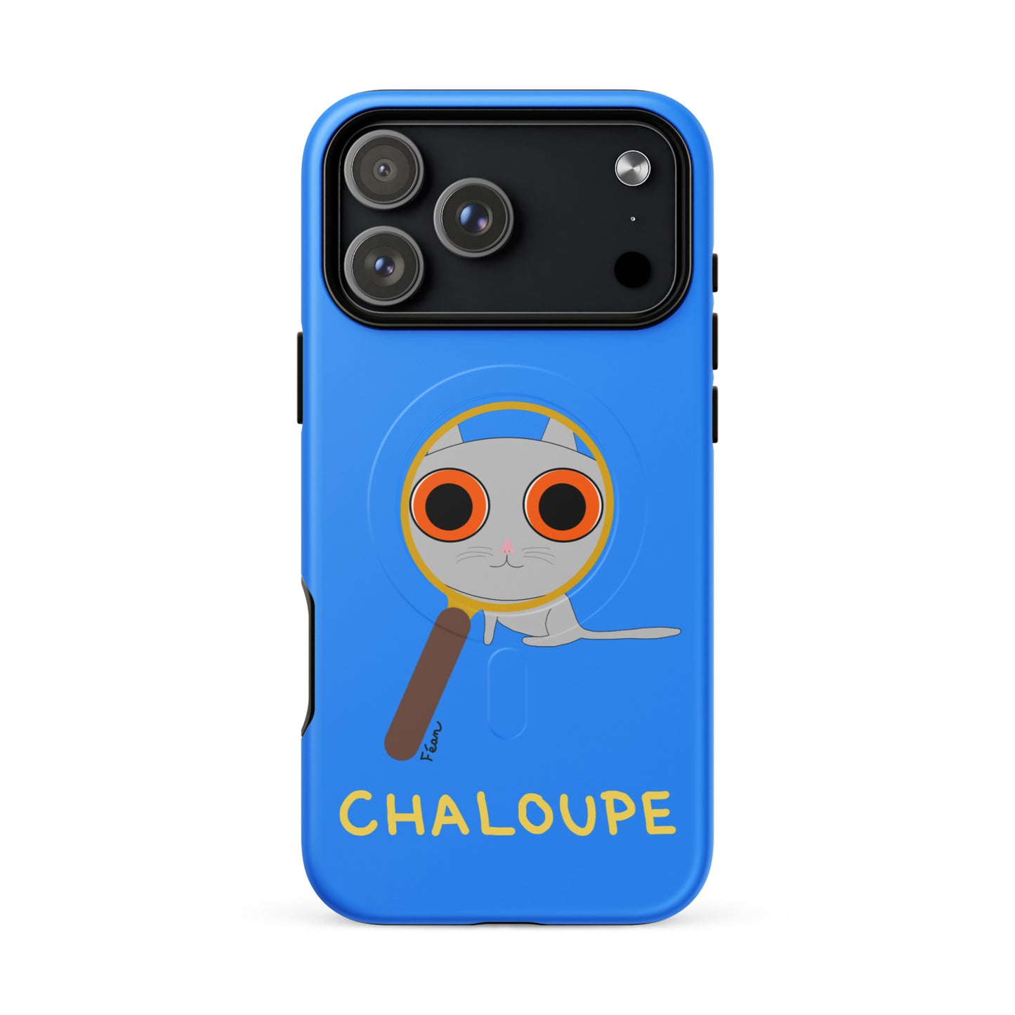 Coque solide pour iPhone® avec MagSafe® "chaloupe" finition mate