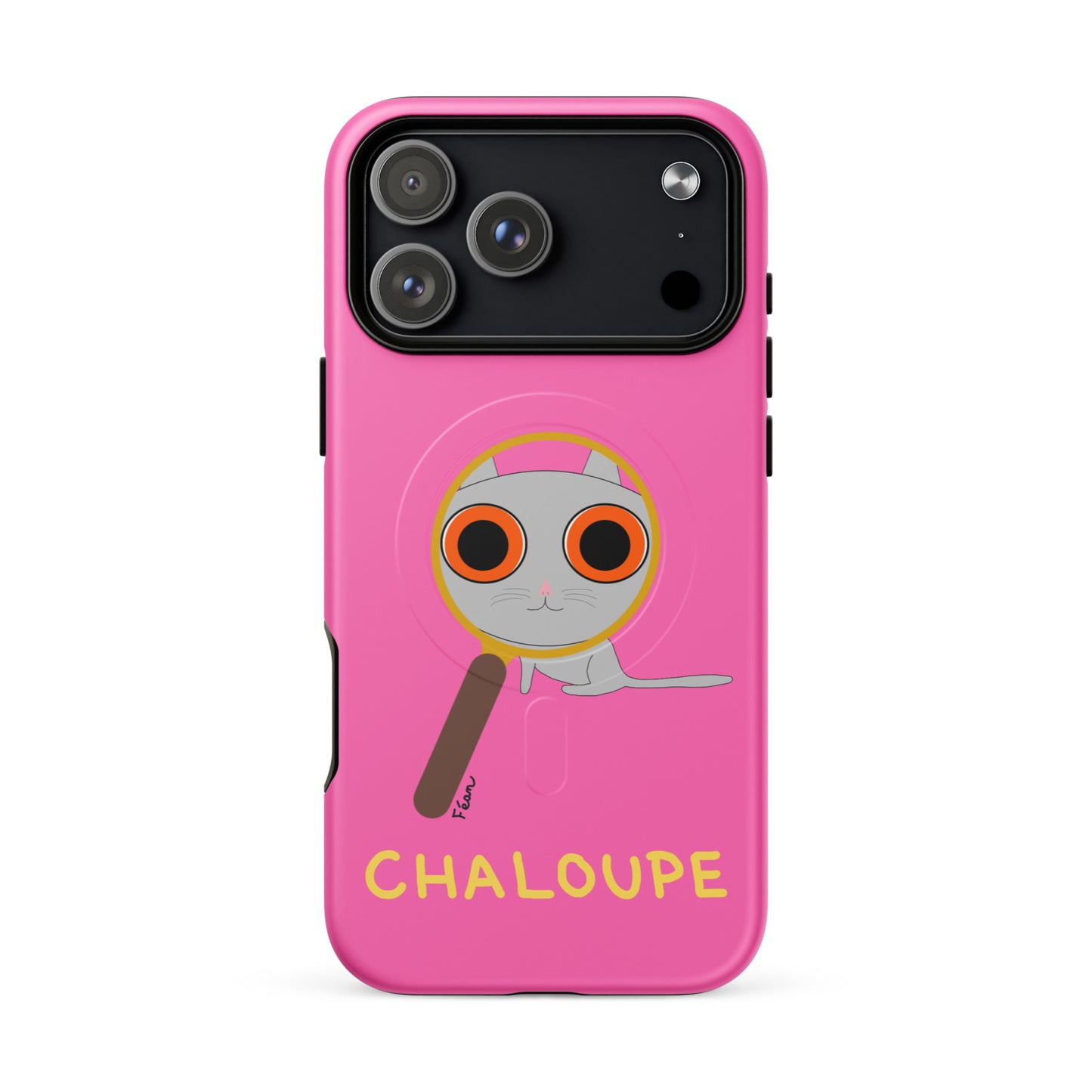 Coque solide pour iPhone® avec MagSafe® "chaloupe" finition mate