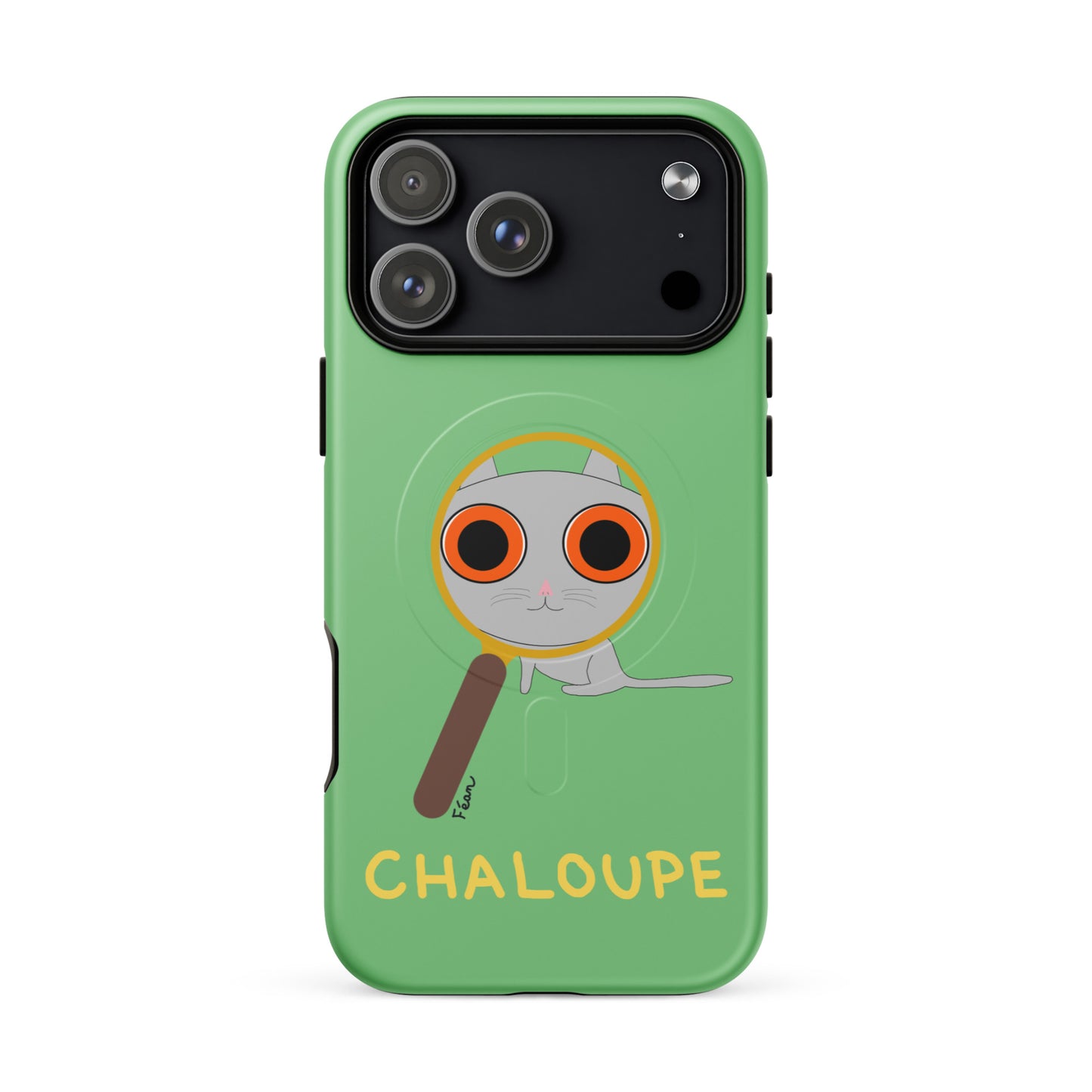 Coque solide pour iPhone® avec MagSafe® "chaloupe" finition mate