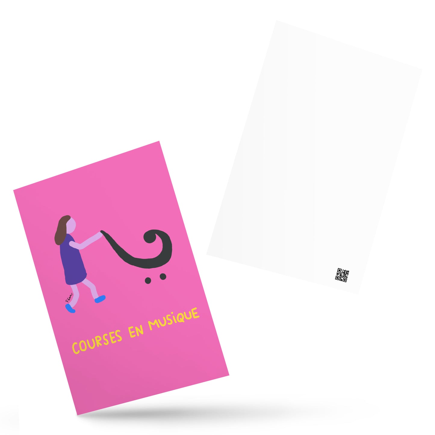 Lot de 10 cartes postales - Musique